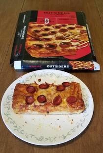 Outsiders Frozen Pizza Came out pretty good 