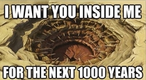 Overly attached sarlacc