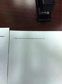 Page two of a printed email