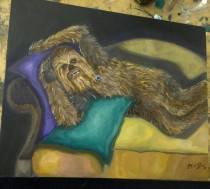 Paint Me Like One of Your French Girls Han-My first painting at art school