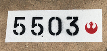 Painted the house number on our curb yesterday and today a neighbor asked me which country I was from