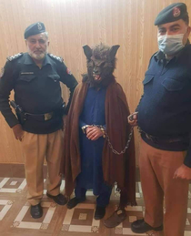 Pakistani police catch The Big Bad Wolf who ate Grandma