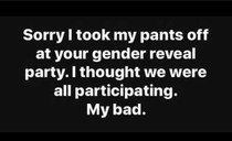 Pants party