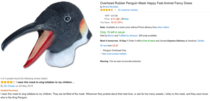 Parenting tips in an amazon review for a penguin mask