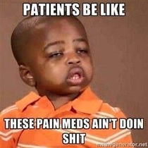 Patients be like