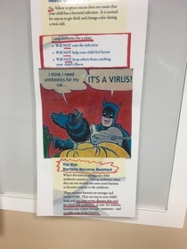 Pediatrician had this posted