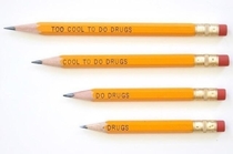 Pencils given out to schoolchildren in the nineties