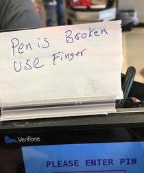 Penis Broken Use Finger