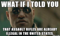 People need to understand the difference between an Assault Rifle and a Semi Automatic Rifle