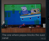 Peppa up to her old tricks