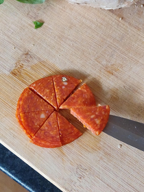 Pepperoni pizza