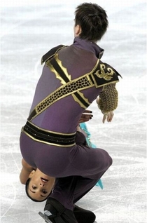 Perfectly timed figure skating picture