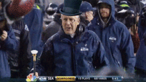 Pete Carroll should seriously consider wearing a top hat and holding a cane all the time