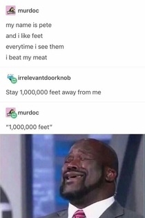 Pete likes feet