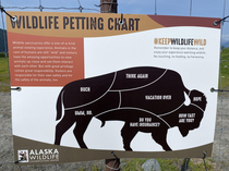Petting chart at a wildlife preserve I was at 
