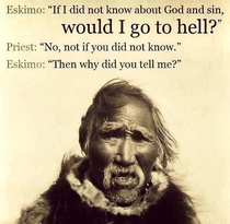 Philosophical Eskimo Man