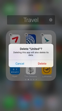 Phone was overbooked So united app forced to leave