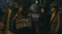 Photo of me and the boys on our way to the superb owl party