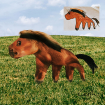 Photoshopped My daughters Horse