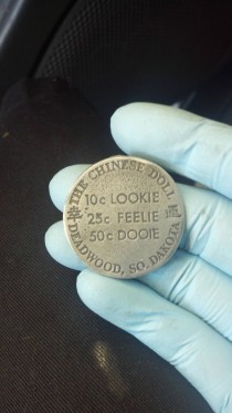 Pic #1 - A coin I got at work as my tip