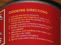 Pic #1 - Accurate soup instructions