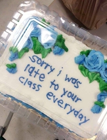 Pic #1 - Apology Cake