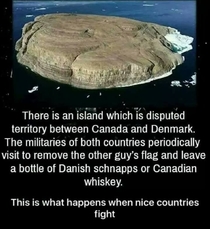 Pic #1 - Canada and Denmark are at war