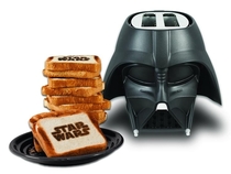 Pic #1 - Darth Vader toaster that burns Star Wars into every piece of bread