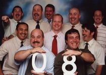 Pic #1 - Each year my buddies from college get together and have a Man Weekend Its mostly sitting around drinking beer but on Saturday we get to dress up and it always involves facial hair and a family photo It happened again this weekend