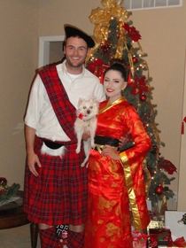 Pic #1 - Every year our family has a themed Christmas This year we made outfits inspired by a particular country I think it was a success We also made food inspired from our selected country