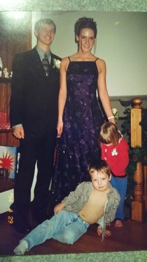 Pic #1 - Found a picture of my older brothers prom