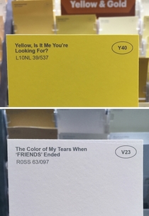 Pic #1 - I renamed some of the paint colors at the hardware store
