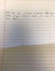 Pic #1 - My girlfriend is a third grade teacher and confiscated notes from two students I think they might have their relationship figured out better than we do