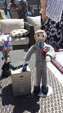 Pic #1 - My mom made a crochet version of me for graduating law school