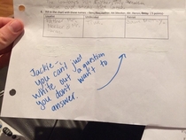 Pic #1 - My sister teaches th grade Nice try Jackie