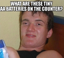 Pic #1 - My wife was a bit confused by some AAA batteries