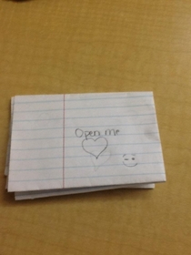 Pic #1 - Someone handed this to me in the hallway at school I dont know what I expected