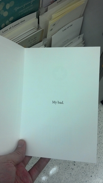 Pic #1 - They really made a card for everything these days