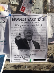 Pic #1 - This yard sale ad got my attention