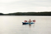 Pic #1 - Uploaded a photo to FB of me in a Kayak friends went to town Photoshoping