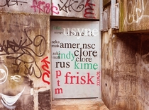 Pic #10 - Guy paints over graffiti with a more legible font