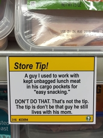 Pic #10 - I added some shopping tips to a nearby grocery store