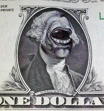 Pic #2 - Artwork on dollar notes