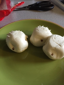 Pic #2 - Hedgehog Shaped Sweet Red Bean Buns