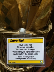 Pic #2 - I added some shopping tips to a nearby grocery store