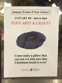 Pic #2 - I made up some fake events for my local library