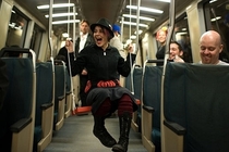 Pic #2 - Im swiiiiiiiiiinging in a train