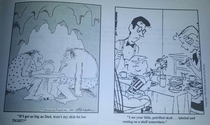 Pic #2 - In the s a newspaper mixed up the captions for Dennis the Menace and The Far Side twice The results were hilarious