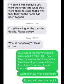 Pic #2 - My Dad Trolled a Craigslist Scammer Hes still at it