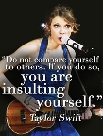 Pic #2 - Pinterest account posts pictures of Taylor Swift overlayed with Taylor quotes teenagers love them Quotes were actually said by Hitler
